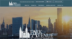 Desktop Screenshot of parkavenuedentistnyc.com